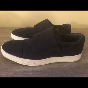 Calvin Klein slip on suede shoes